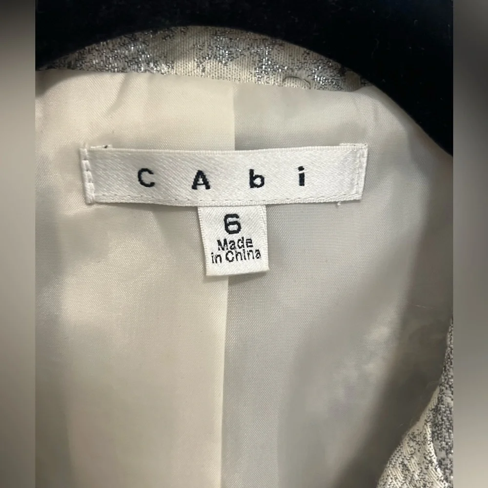 CAbi Women Cream/Silver Blazer - Picture 3 of 11